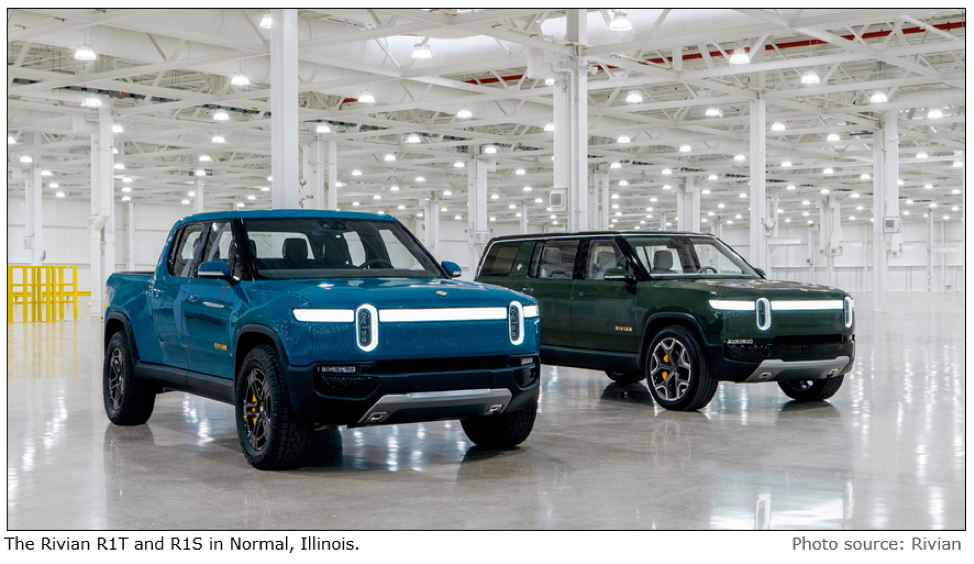 The Rivian R1T and R1S 