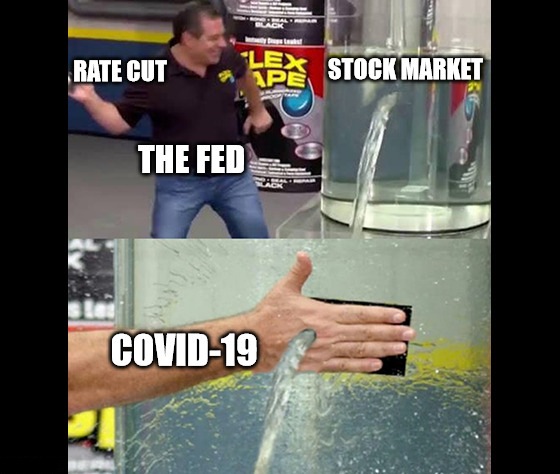 Nothing says “market confidence” like two interest rate cuts in less than a month. Great Stuff has you covered — with stock market confidence to spare.