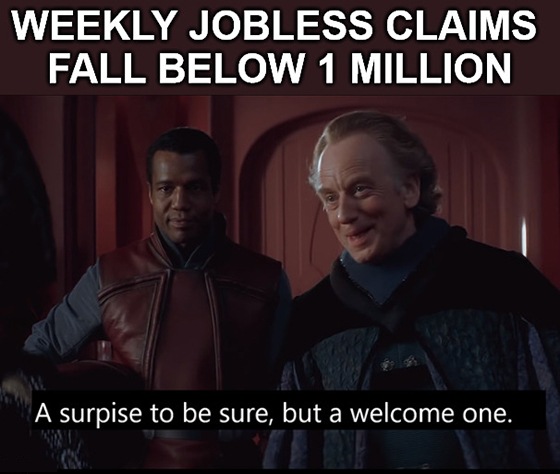 Falling jobless claims just aren’t exciting enough for Wall Street. This is 2020, after all — investors need more exciting fare. 