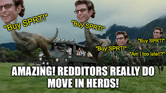 Support.com short squeeze Redditors move in herds meme