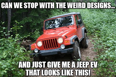 Jeep EV meme