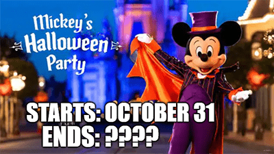 Mickey Halloween Shanghai party doesn't end meme